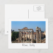 Carte postale Rome, Italie (Devant / Derrière)