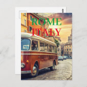 Carte postale Rome Italie (Devant / Derrière)