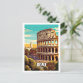Carte Postale Rome Italie célèbres lieux de voyage (Debout devant)