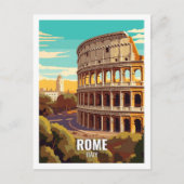 Carte Postale Rome Italie célèbres lieux de voyage (Devant)