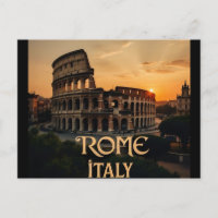 Rome Italie Colisée Voyage Art Vintage