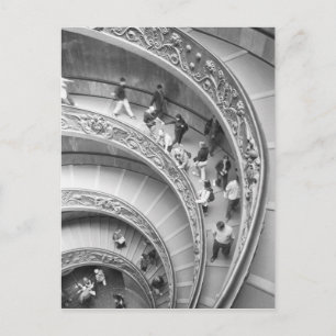 Carte Postale Rome Italie, Escalier du Vatican 3