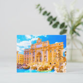 Carte Postale Rome, Italie - Fontaine de Trevi (Debout devant)