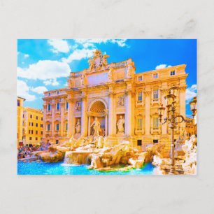Carte Postale Rome, Italie - Fontaine de Trevi