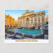 Carte Postale Rome Italie La Fontaine de Trevi (Devant)