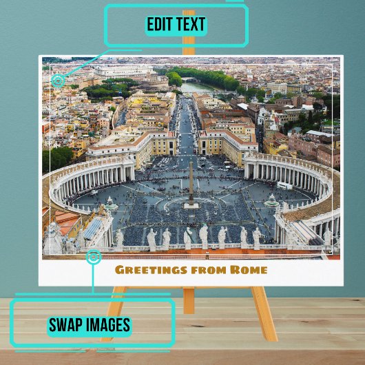Carte Postale Rome Italie Le Vatican