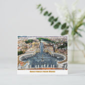 Carte Postale Rome Italie Le Vatican (Debout devant)