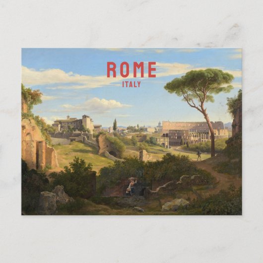 Carte Postale Rome Italie Vintage voyage Colisée Renaissance (Devant)
