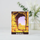 Carte Postale Rome Italie voyage vintage (Debout devant)