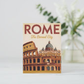 Carte Postale Rome Italy vintage (Debout devant)