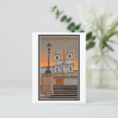 Carte Postale Rome - La Place d'Espagne (Debout devant)