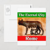 Carte Postale Rome La Ville Éternelle (Devant / Derrière)