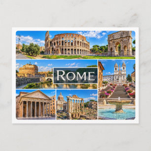 Carte Postale ROME, Lazio, Italie, Europe, Rom, Roma,