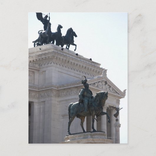 Carte Postale Rome. Le monument Vittorio Emanuele (Devant)