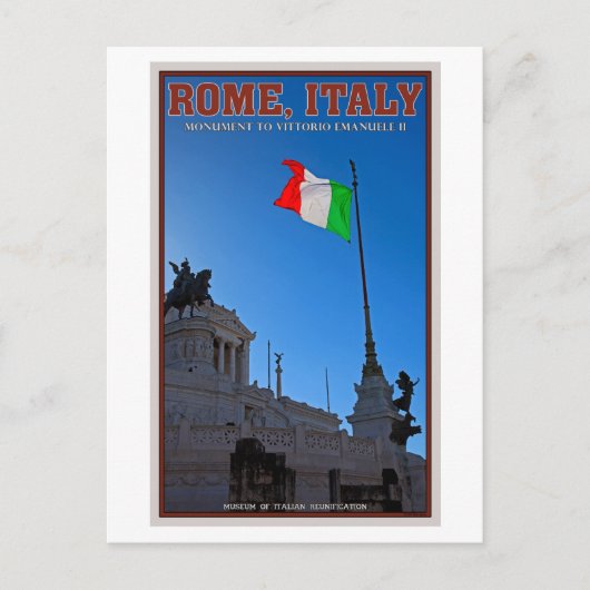 Carte Postale Rome - Monument Vittorio (Devant)