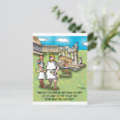 Carte Postale Rome n'a pas été construite en un jour ? (Debout devant)