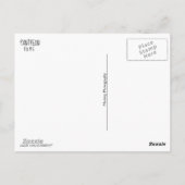 Carte Postale Rome (Panthéon) avec texte (Dos)