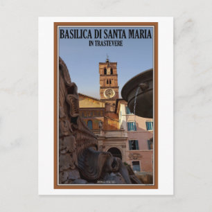 Carte Postale Rome - Père Noël Maria à Trastevere