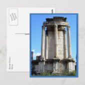 Carte Postale Rome (Ruines du Forum) (Devant / Derrière)