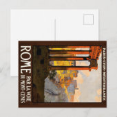 Carte Postale Rome vintage - Voyage en Italie (Devant / Derrière)