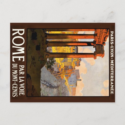 Carte Postale Rome vintage - Voyage en Italie (Devant)