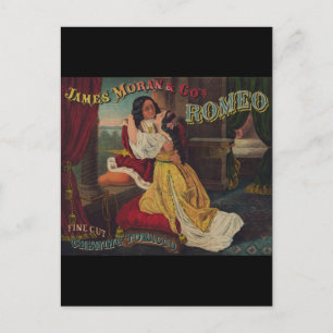 Carte Postale Romeo Chewing Tobacco de James Moran & Co