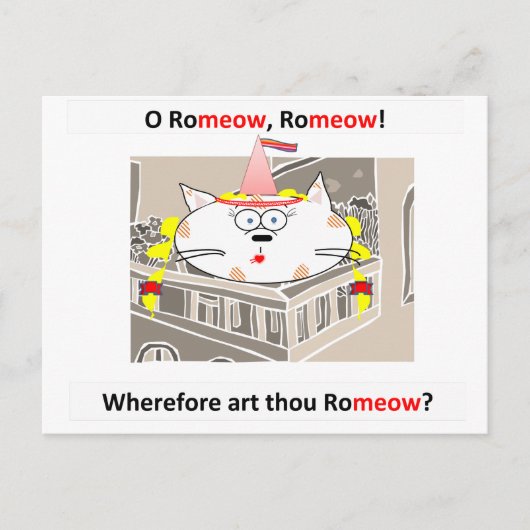 Carte Postale Romeow (Devant)