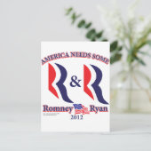 Carte Postale Romney et Ryan (Debout devant)