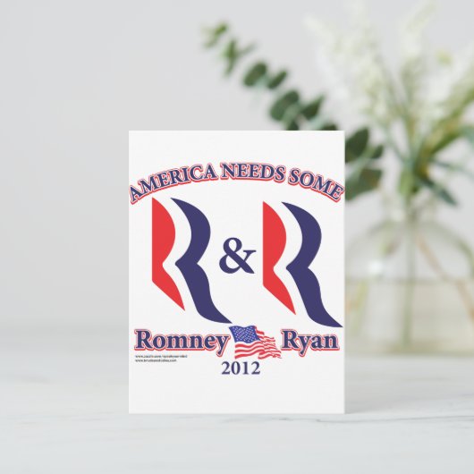 Carte Postale Romney et Ryan (Debout devant)