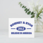 Carte Postale Romney Et Ryan 2012 (Debout devant)