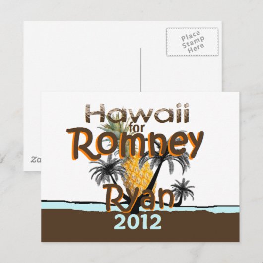 Carte Postale Romney Ryan (Devant / Derrière)