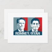 CARTE POSTALE ROMNEY RYAN ART (Devant / Derrière)