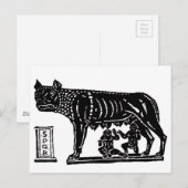 Carte Postale Romulus et la mythologie romaine de Remus (Devant / Derrière)
