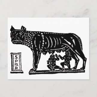 Carte Postale Romulus et la mythologie romaine de Remus