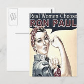 Carte postale Ron Paul (Devant / Derrière)