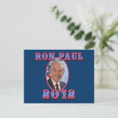 Carte Postale Ron Paul 2012 pour Président USA (Debout devant)
