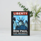 Carte Postale Ron Paul Liberty (Debout devant)