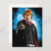 Carte Postale Ron Weasely (Devant / Derrière)