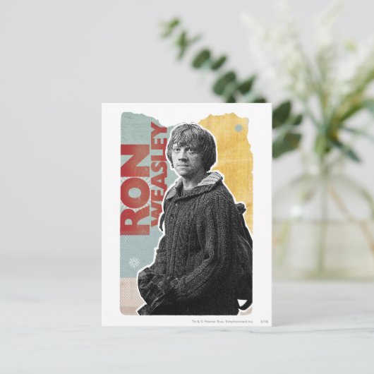 Carte Postale Ron Weasley 7 (Debout devant)