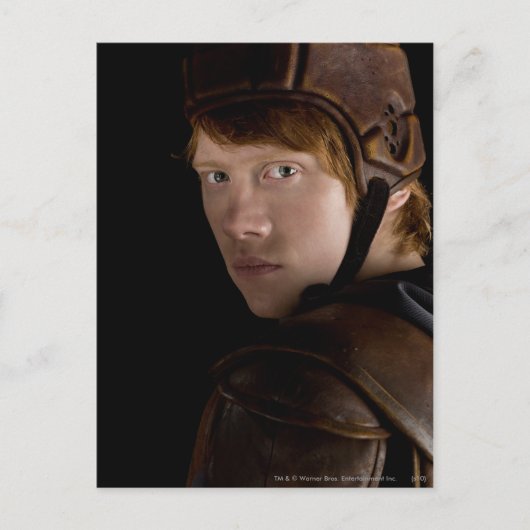 Carte Postale Ron Weasley équipé (Devant)