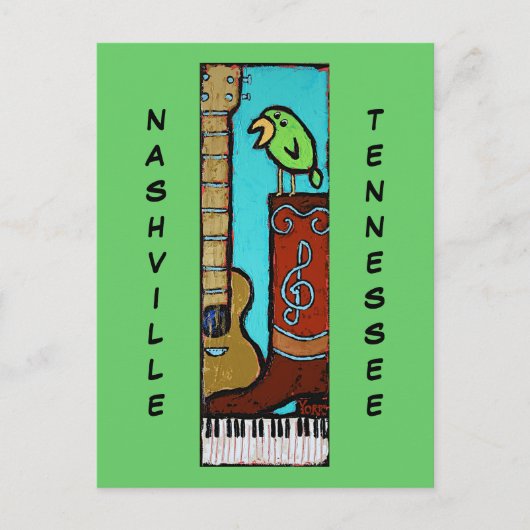 Carte postale Ron York Art Nashville, TN (Devant)