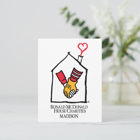 Carte Postale Ronald McDonald Hands (Debout devant)