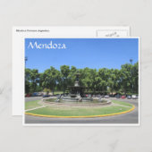 Carte Postale rond mendoza (Devant / Derrière)