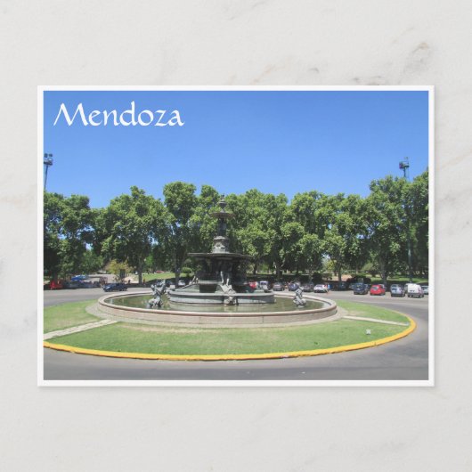 Carte Postale rond mendoza (Devant)
