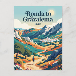 Carte Postale Ronda à Grazalema Espagne