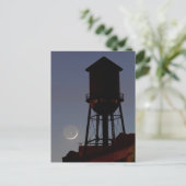 Carte Postale Rooftop Water Tower | Crescent Moon New Jersey (Debout devant)