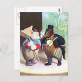 Carte Postale Roosevelt concerne l'étape de vaudeville (Devant / Derrière)