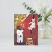 Carte Postale Roosevelt s'ours dans un train dans la voiture cou (Debout devant)