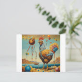 Carte Postale Rooster (Debout devant)