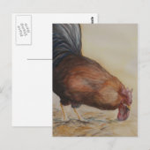 Carte postale Rooster Art (Devant / Derrière)